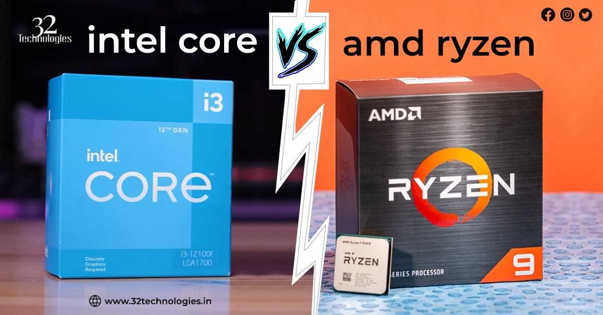 Intel Core vs. AMD Ryzen: A Guide to the Best CPUs